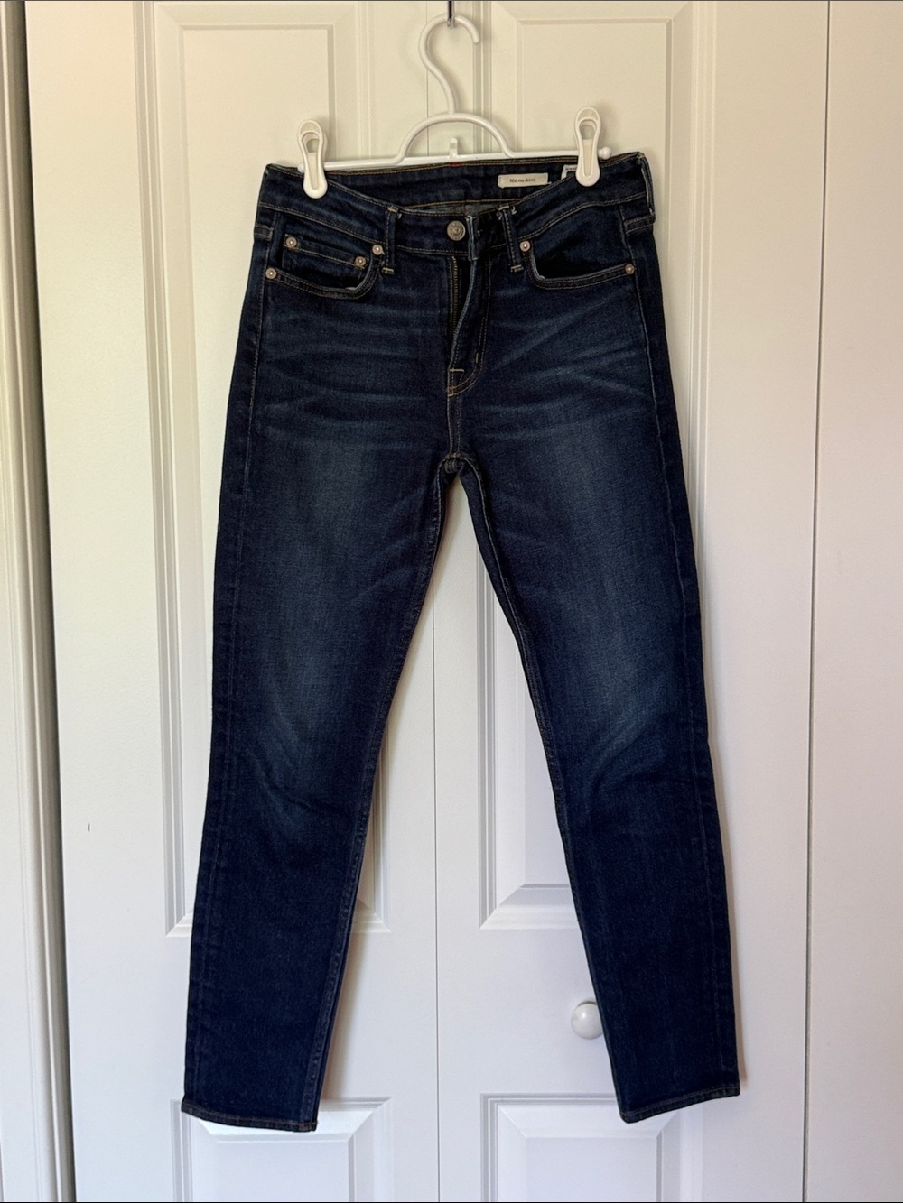 NOEND Dark Indigo Skinny Jeans - Stretch Denim 27 EUC